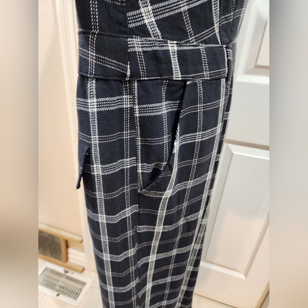 Free People Size 8 Plaid Women's Jumpsuit - Picture 10 of 14